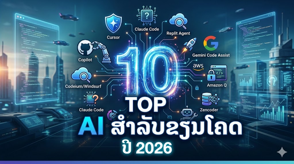 TOP 10 AI ສຳຫຼັບຂຽນໂຄດໃນປີ 2026: ຍຸກແຫ່ງ AI Agents